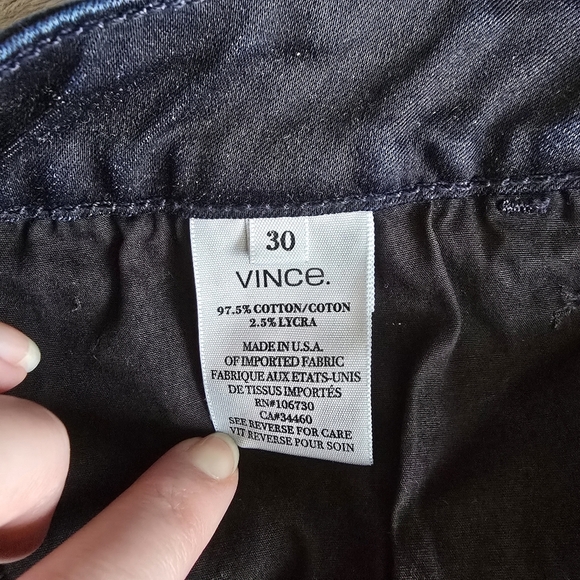 Vince Vintage Boy Jean Midnight Oil size 30 - Picture 10 of 11